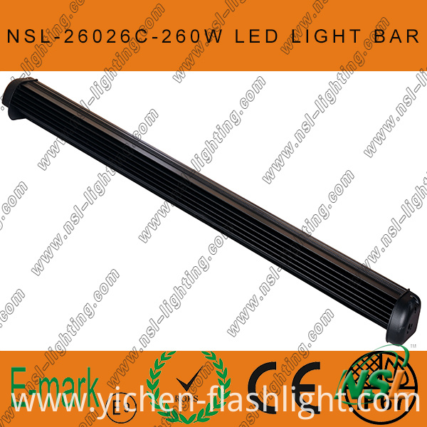 43 Inch LED Driving Light Bar, 4x4 260W LED Driving Light, 10W CREE Light Bar, CREE Single Light Bar